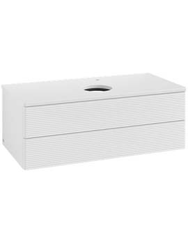 Antao Vanity unit 1000 x 360 x 500 mm incl Lighting with Grain Texture - Panel: Paint
