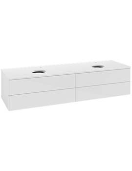 Antao Vanity unit 1600 x 360 x 500 mm incl Lighting with No Texture - Panel: Paint