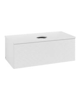 Antao Vanity unit 1000 x 360 x 500 mm incl Lighting with Grain Texture - Panel: Paint