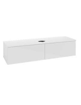 Antao Vanity unit 1600 x 360 x 500 mm incl Lighting with No Texture - Panel: Paint