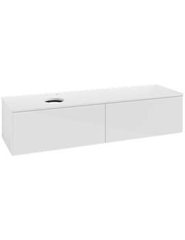 Antao Vanity unit 1600 x 360 x 500 mm incl Lighting with No Texture - Panel: Paint