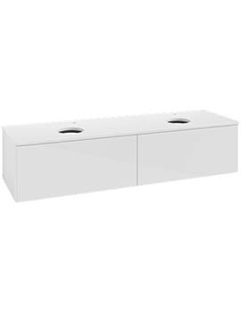 Antao Vanity unit 1600 x 360 x 500 mm incl Lighting with No Texture - Panel: Paint